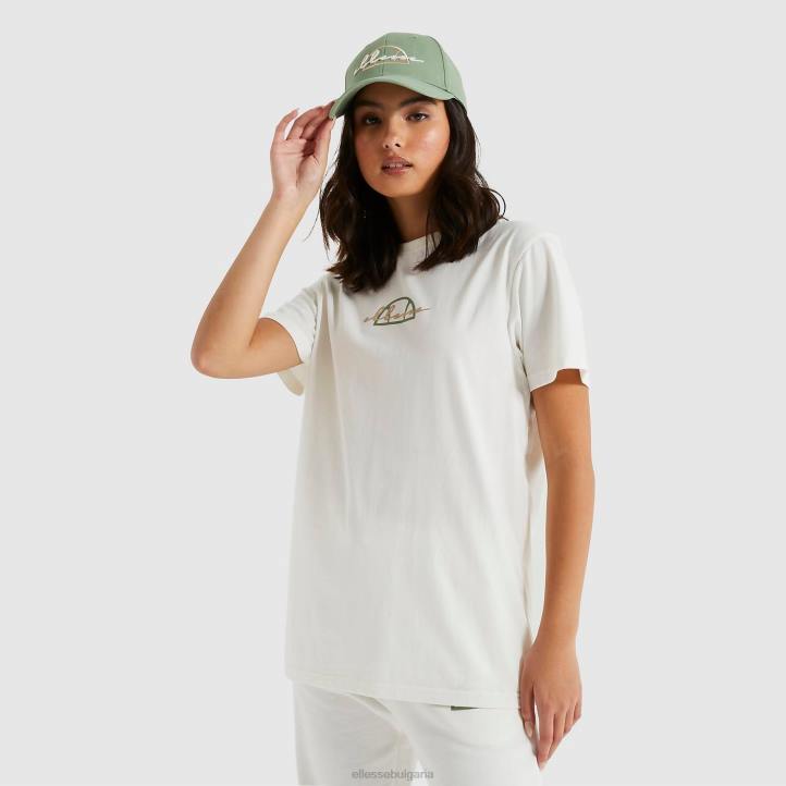 Ellesse Жени orenzo овъргайз тениска мръсно бяло облекло 80BR241