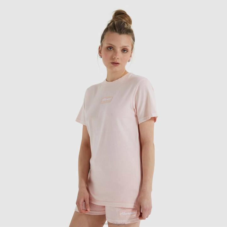 Ellesse Жени stampato тениска розово светло розово облекло 80BR243