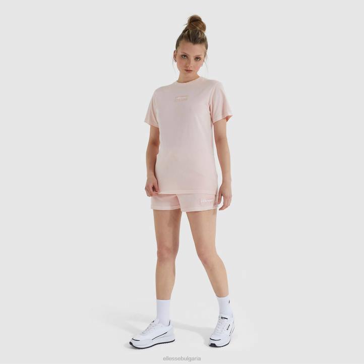 Ellesse Жени stampato тениска розово светло розово облекло 80BR243