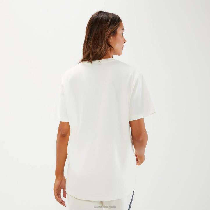Ellesse Жени голяма тениска tovo мръсно бяло облекло 80BR58