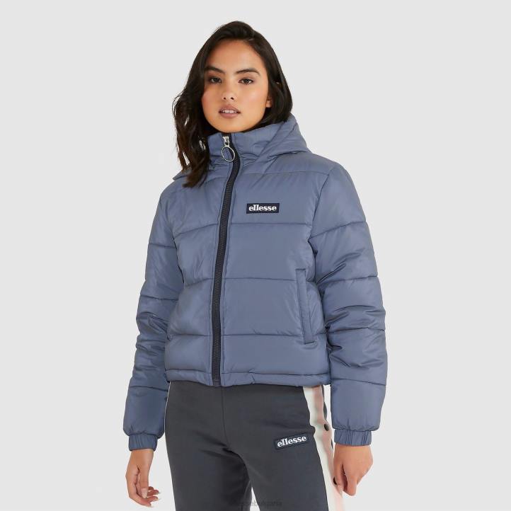 Ellesse Жени пана подплатено яке тъмно синьо облекло 80BR162