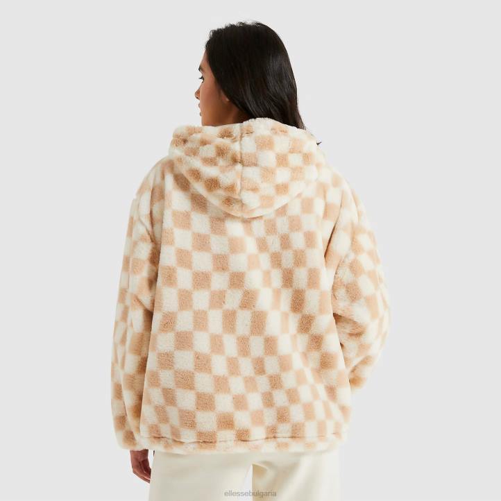 Ellesse Жени юлианско яке мръсно бяло облекло 80BR164