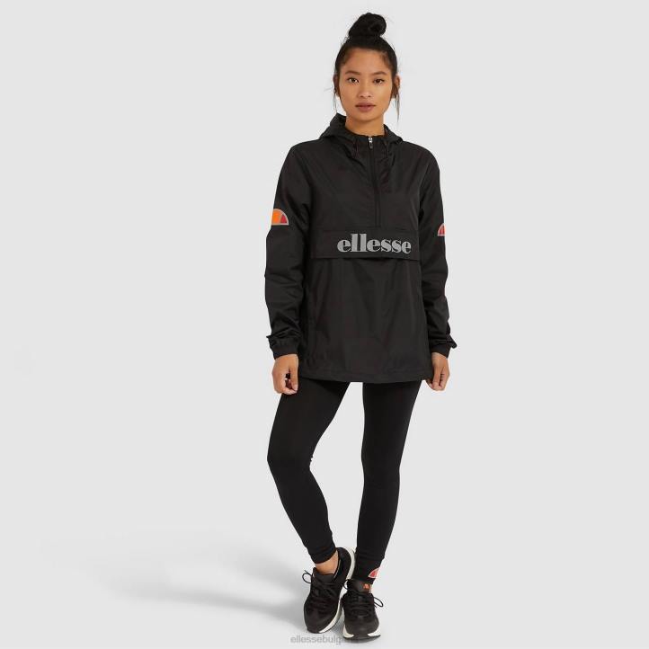 Ellesse Жени яке точио черен облекло 80BR8