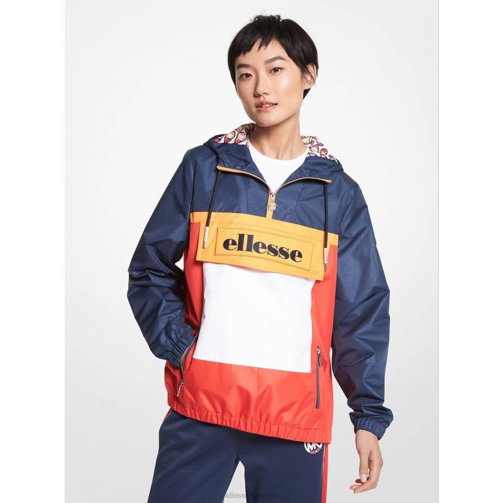 Ellesse Жени mk ветровка от памучна смес цветен блок облекло 80BR157
