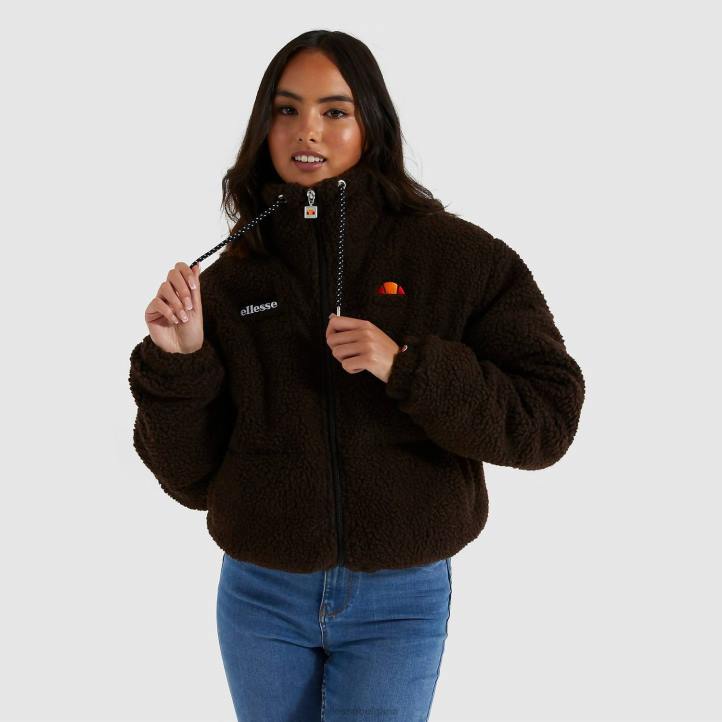 Ellesse Жени подплатено яке mollis кафяво облекло 80BR165
