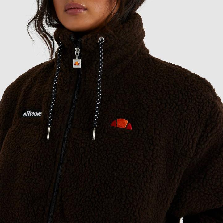 Ellesse Жени подплатено яке mollis кафяво облекло 80BR165