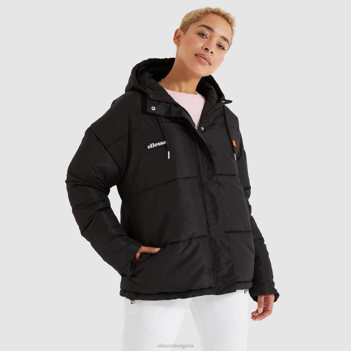 Ellesse Жени подплатено яке pejo черен облекло 80BR1