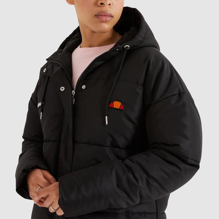 Ellesse Жени подплатено яке pejo черен облекло 80BR1