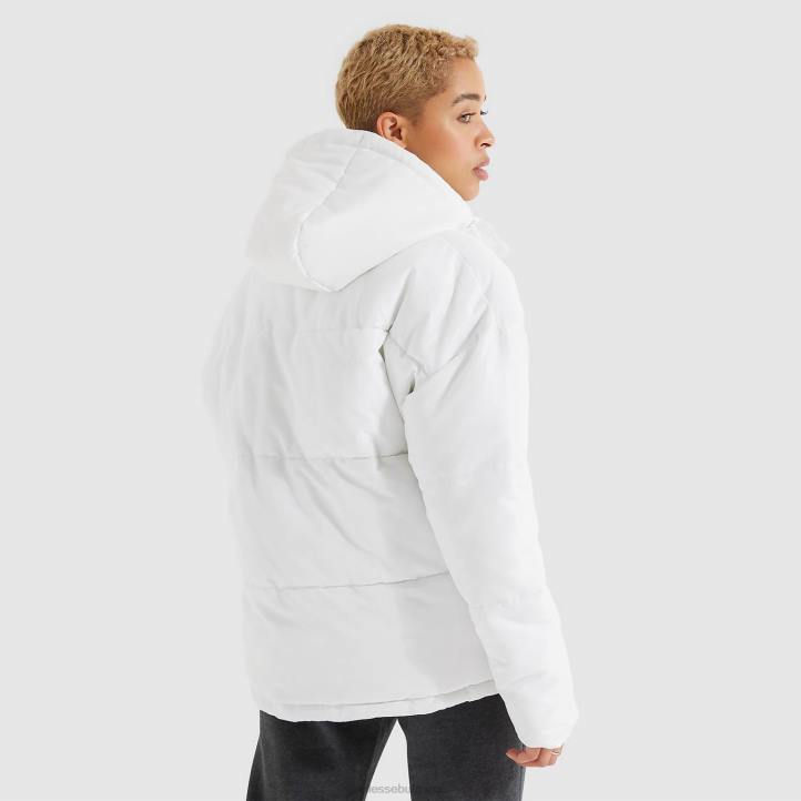 Ellesse Жени подплатено яке pejo бяло облекло 80BR2