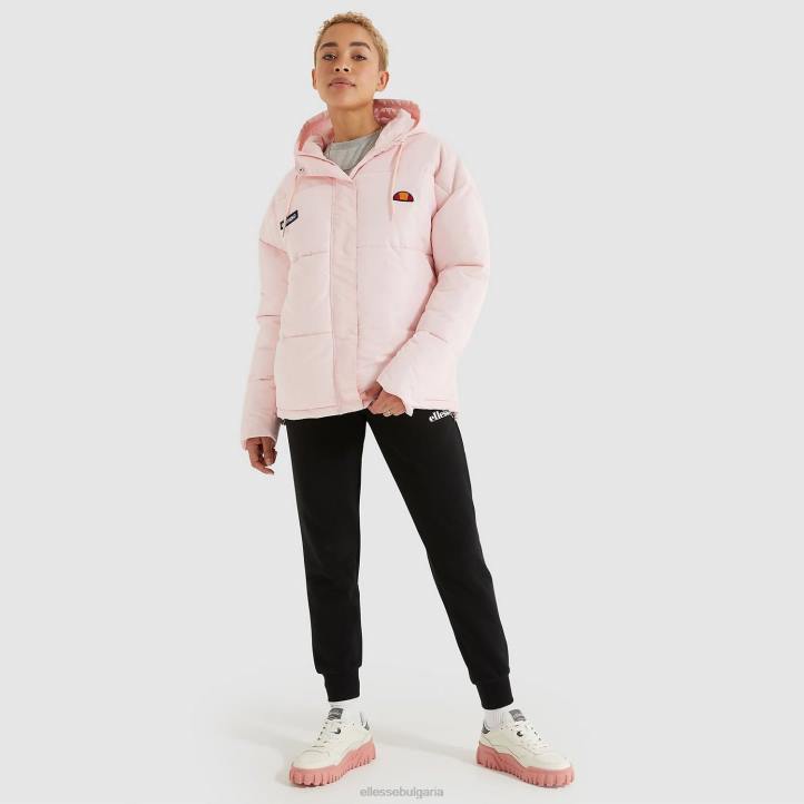 Ellesse Жени подплатено яке pejo светло розово облекло 80BR7