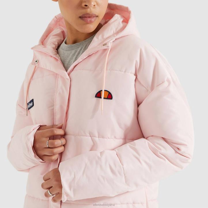 Ellesse Жени подплатено яке pejo светло розово облекло 80BR7
