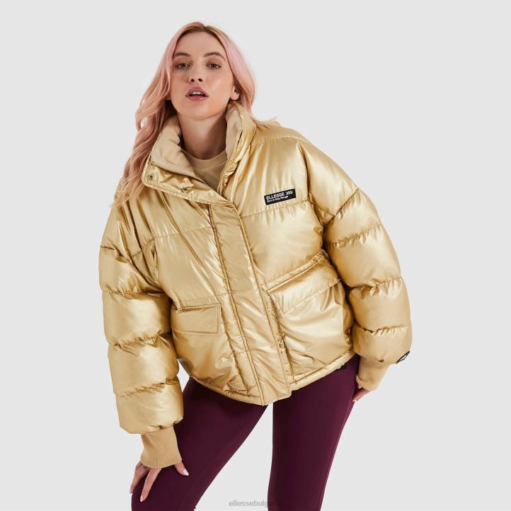 Ellesse Жени яке vesuvio светло злато облекло 80BR160