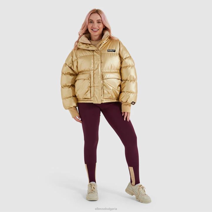 Ellesse Жени яке vesuvio светло злато облекло 80BR160