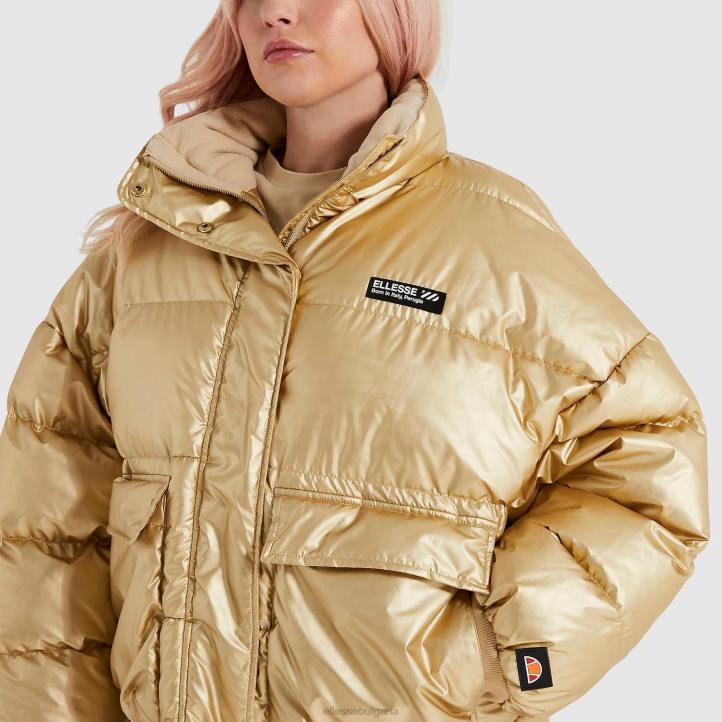Ellesse Жени яке vesuvio светло злато облекло 80BR160