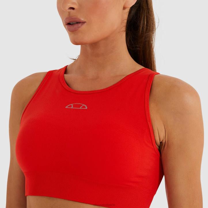 Ellesse Жени горяща съкратена жилетка оранжево облекло 80BR232