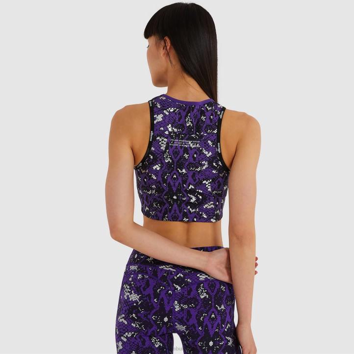 Ellesse Жени съкратена жилетка kinarva цял печат облекло 80BR199
