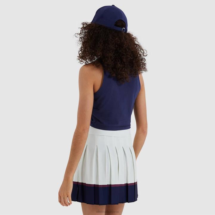 Ellesse Жени ontom съкратена жилетка военноморски флот облекло 80BR213