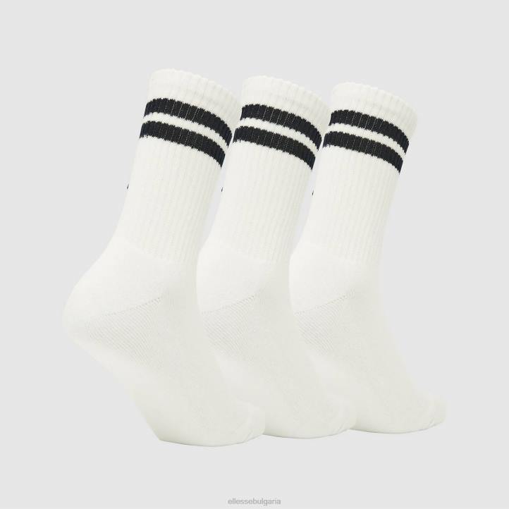 Ellesse унисекс чорапи pullo 3pk бяло аксесоари 80BR489