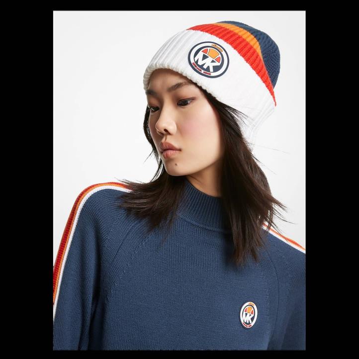 Ellesse унисекс mk масивна ребрена шапка син аксесоари 80BR260