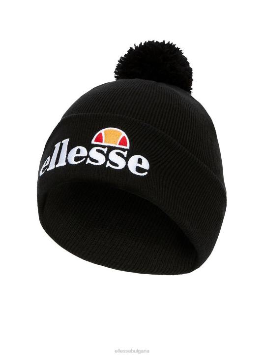 Ellesse унисекс velly pom pom шапка черна тъмно лилаво аксесоари 80BR522