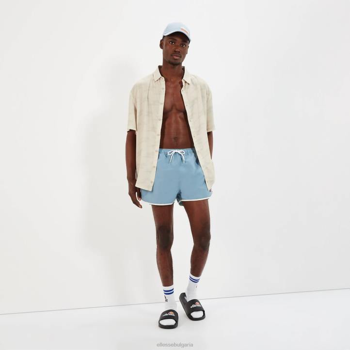 Ellesse мъже кабаните плуват късо светло синьо облекло 80BR451