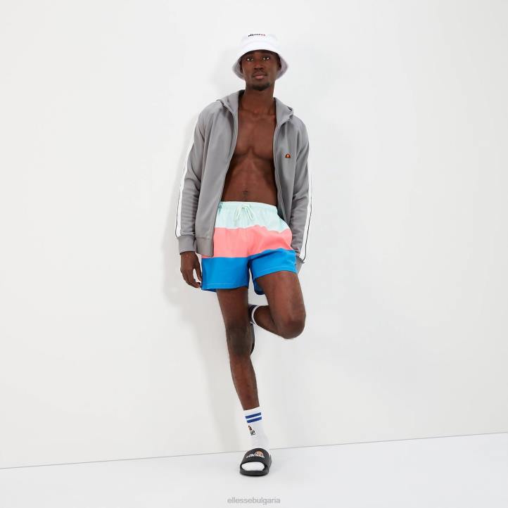 Ellesse мъже Vespore Swim Short синьо/розово светло синьо/розово/синьо облекло 80BR456