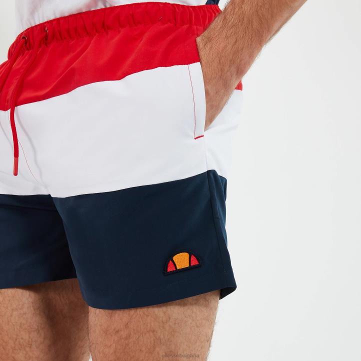 Ellesse мъже cielo swim short червено/морско/бяло облекло 80BR458