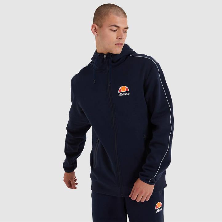 Ellesse мъже ornari fz hoody военноморски флот облекло 80BR318