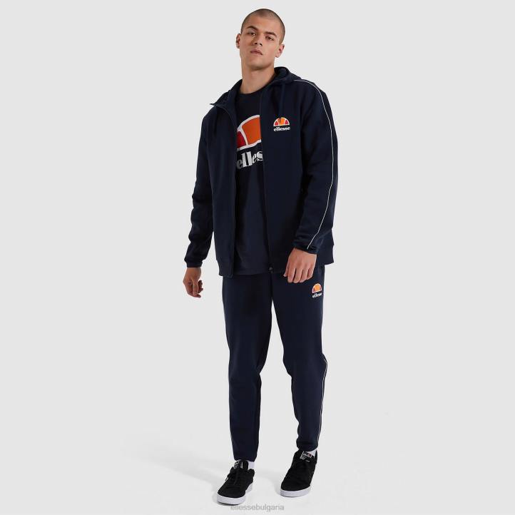 Ellesse мъже ornari fz hoody военноморски флот облекло 80BR318