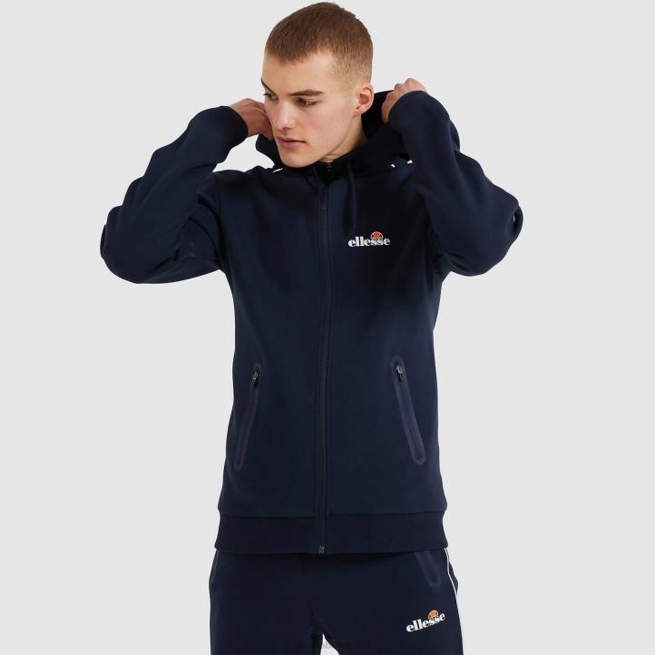 Ellesse мъже ornari fz hoody военноморски флот облекло 80BR318
