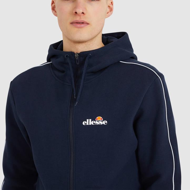 Ellesse мъже ornari fz hoody военноморски флот облекло 80BR318