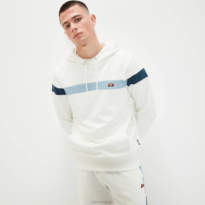 Ellesse мъже суичър с качулка над главата pietro мръсно бяло облекло 80BR313
