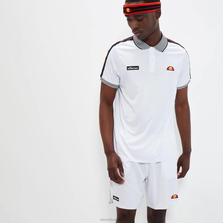 Ellesse мъже стабилно късо бяло облекло 80BR423