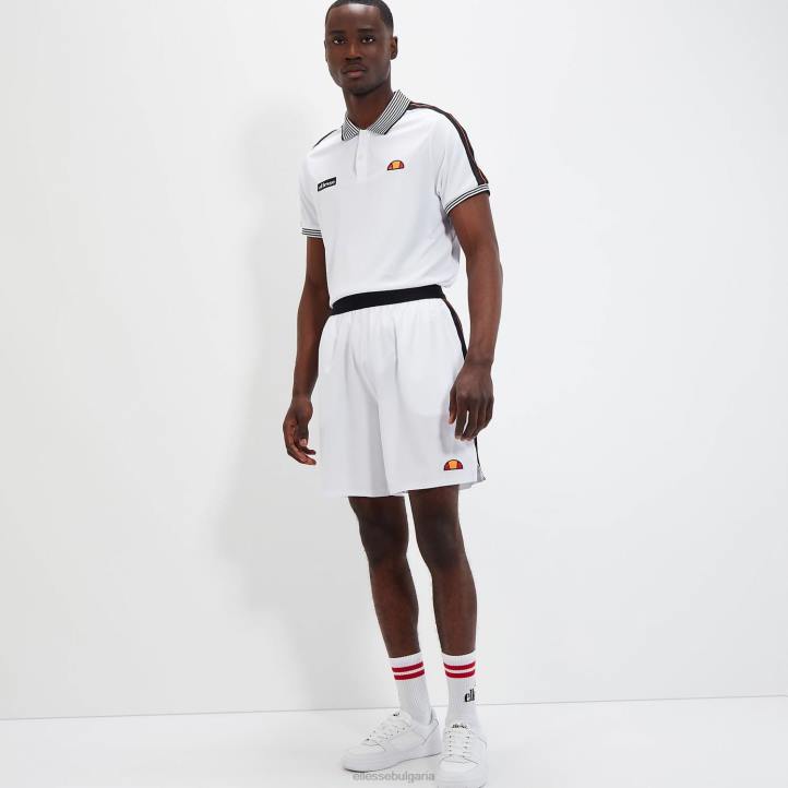 Ellesse мъже стабилно късо бяло облекло 80BR423
