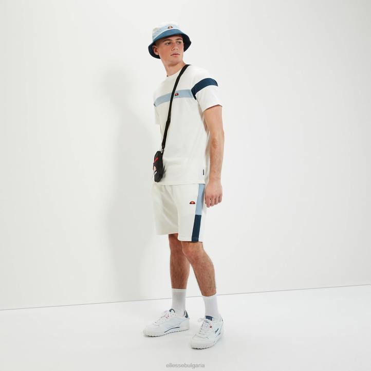 Ellesse мъже тури кратко мръсно бяло облекло 80BR434