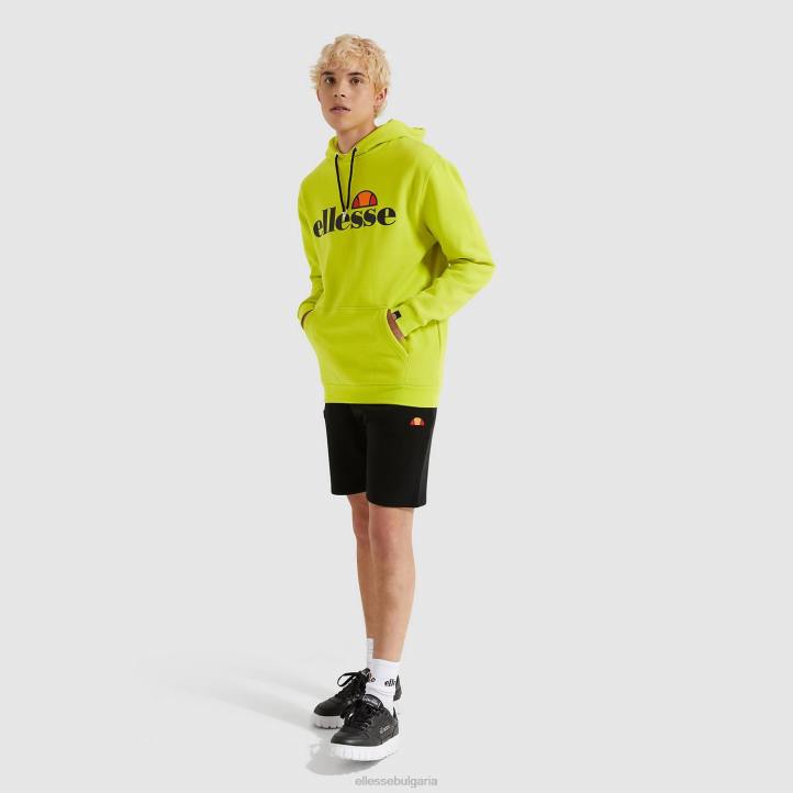 Ellesse мъже поларени къси панталони noli черни антрацит облекло 80BR420