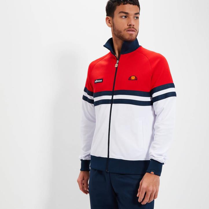 Ellesse мъже горна част на римини червено/бяло/морско синьо облекло 80BR323