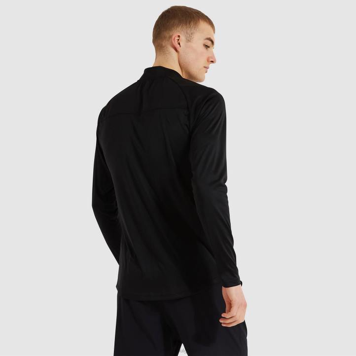 Ellesse мъже bovaro горнище с 1/2 цип черен облекло 80BR330