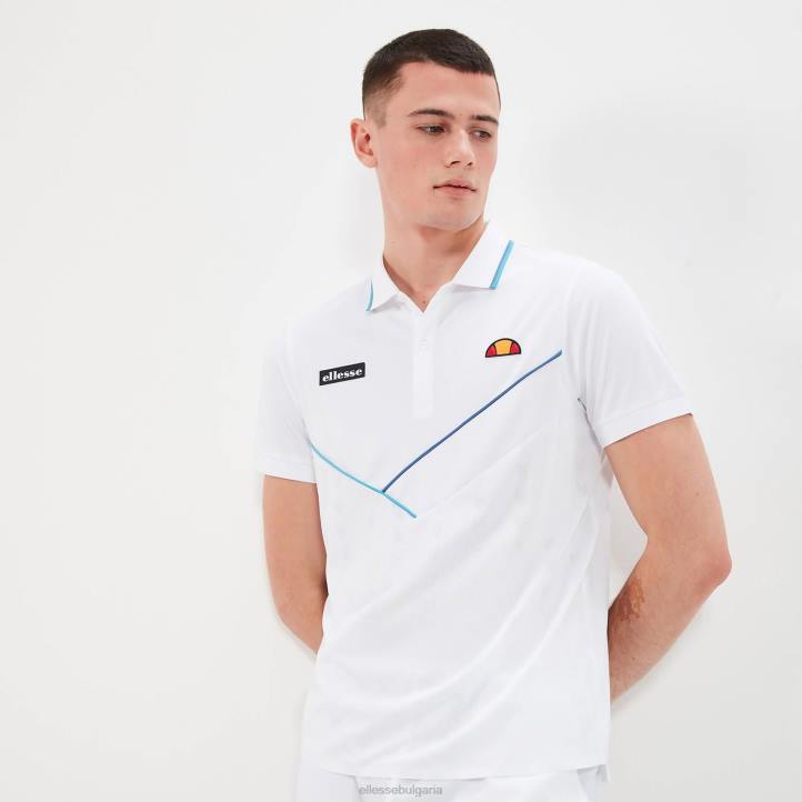 Ellesse мъже толбиак поло бяло облекло 80BR333