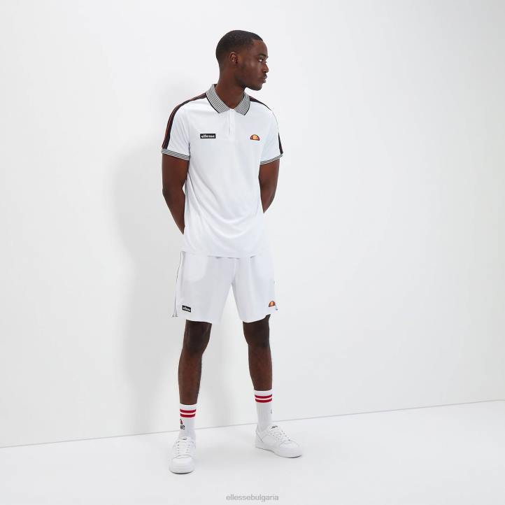 Ellesse мъже поло на ниво бяло облекло 80BR399