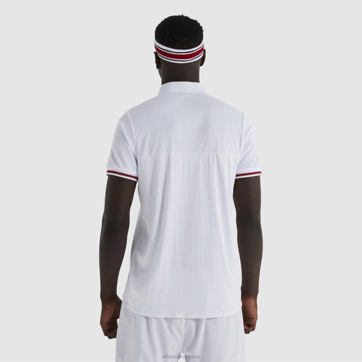 Ellesse мъже лин поло тениска бяло облекло 80BR477