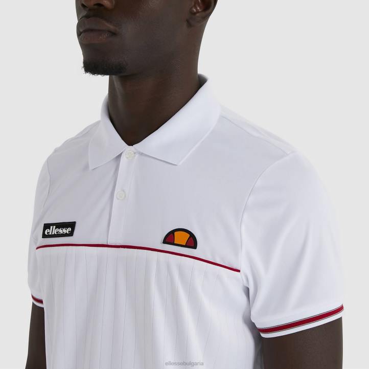 Ellesse мъже лин поло тениска бяло облекло 80BR477
