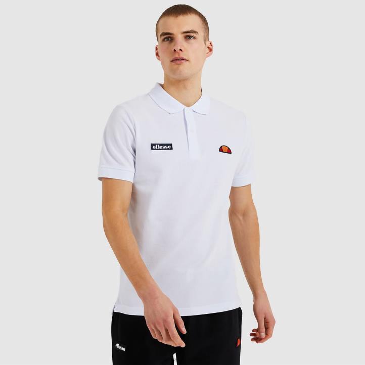 Ellesse мъже поло тениска montura бяло облекло 80BR382
