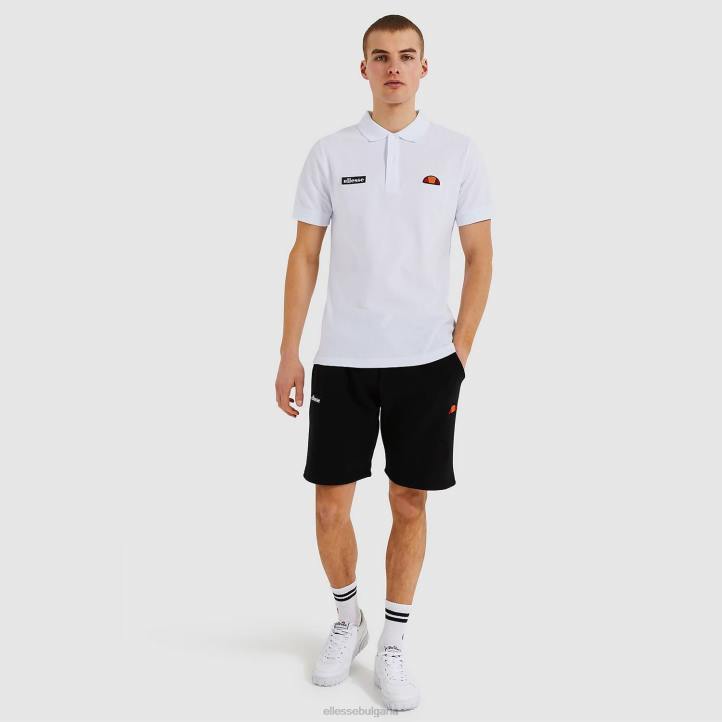 Ellesse мъже поло тениска montura бяло облекло 80BR382