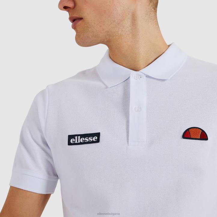Ellesse мъже поло тениска montura бяло облекло 80BR382