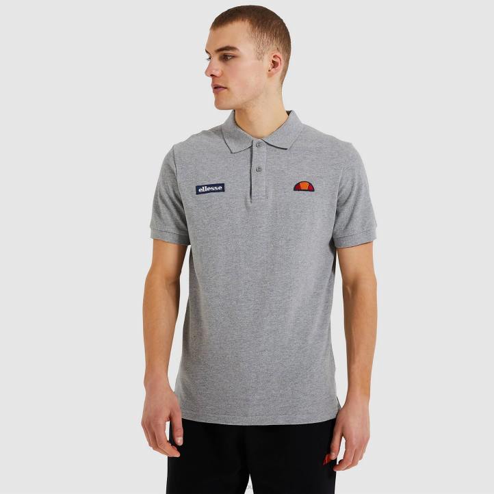 Ellesse мъже поло тениска montura сив мергел облекло 80BR383