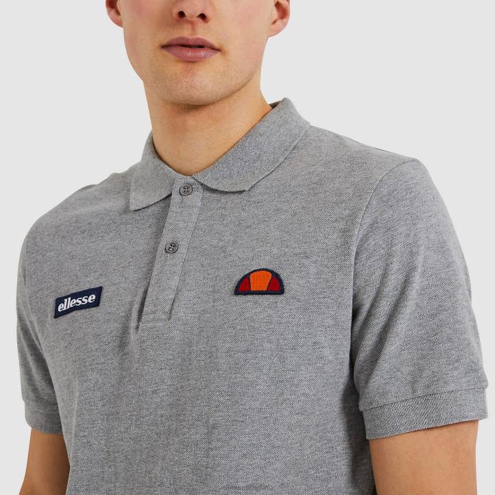 Ellesse мъже поло тениска montura сив мергел облекло 80BR383