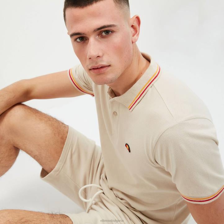 Ellesse мъже поло тениска rooks бежово облекло 80BR348