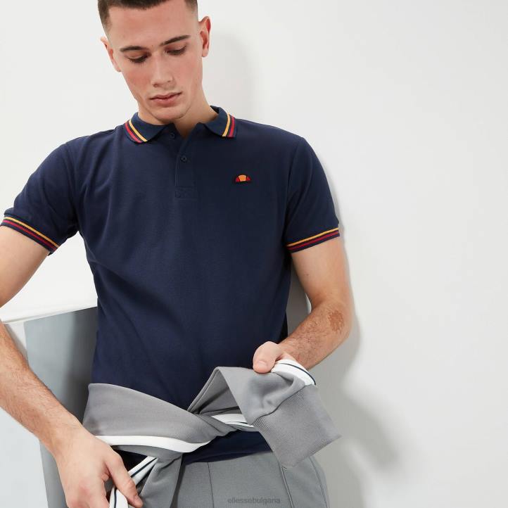 Ellesse мъже поло тениска rooks военноморски флот облекло 80BR387
