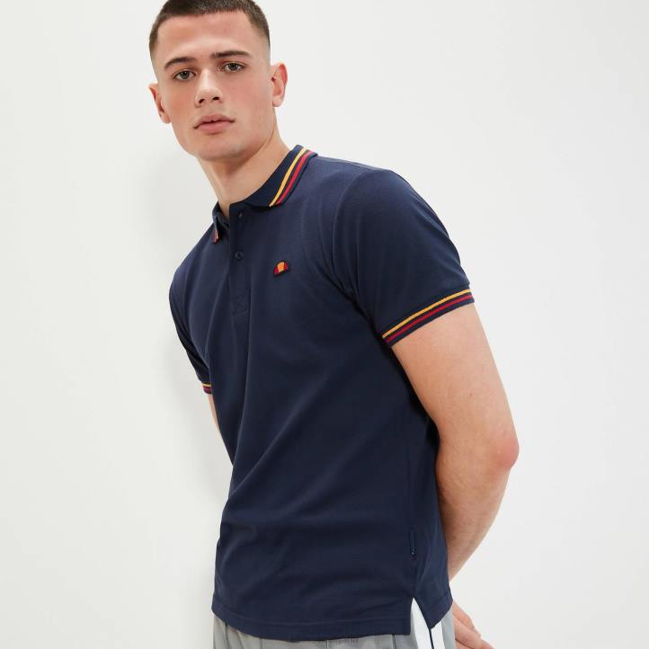 Ellesse мъже поло тениска rooks военноморски флот облекло 80BR387